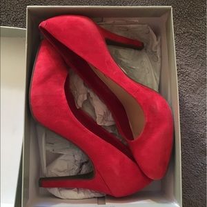 Radiant Ruby Jessica Simpson High Heels Size 10