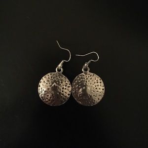 Silver earrings