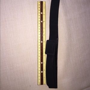 Vintage Black satin belt