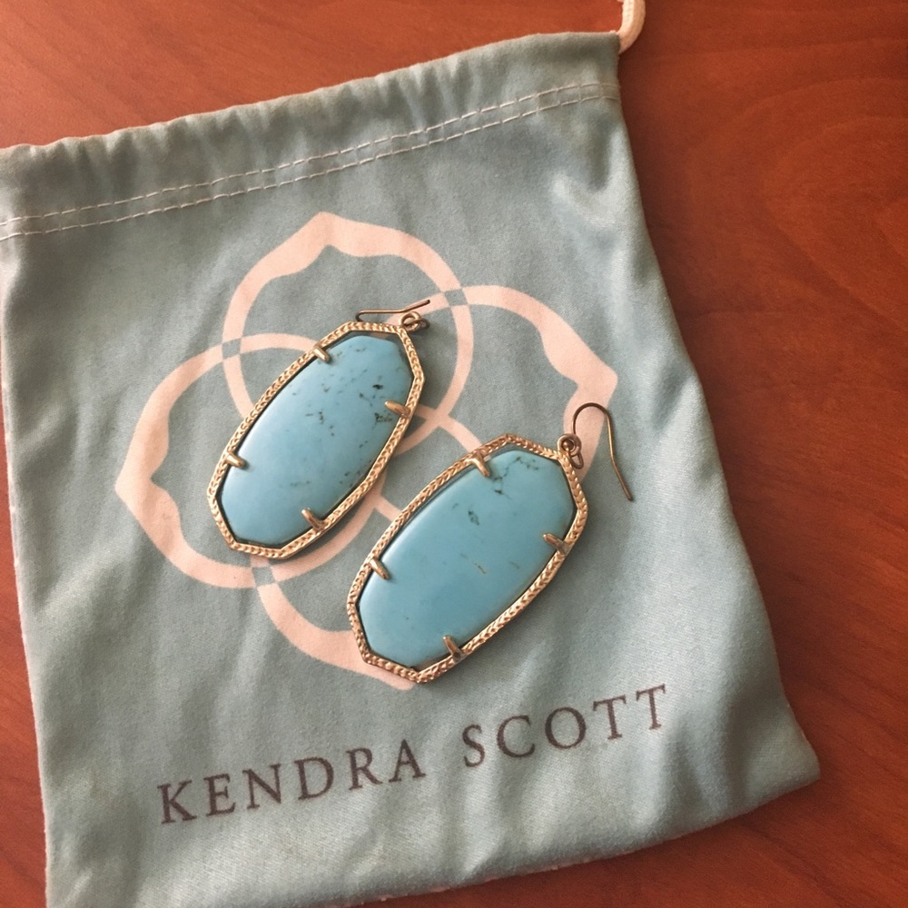 Kendra Scott Turquoise Danielle earrings