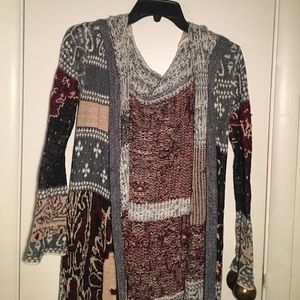 Free people long cardigan sweater