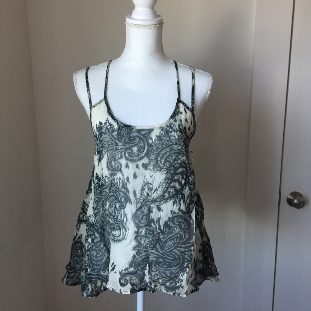Cute Flowy Too w Paisely Print and Dual Straps