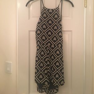 aztec backless romper