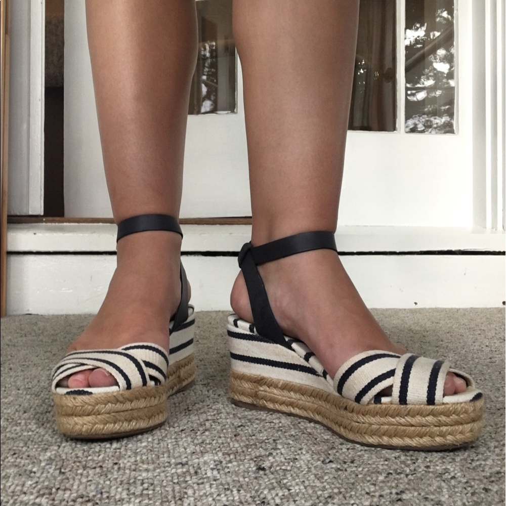 Tory Burch Karissa Wedge Sandals - Picture 2 of 3