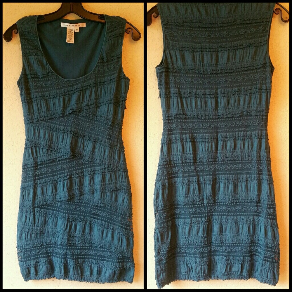 SOLD: Teal Lace Dress