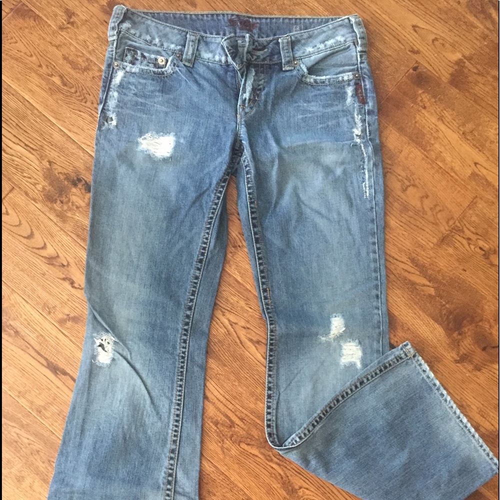 Silver Brand Distressed Jeans