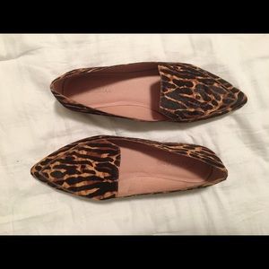 Madewell Leopard Print Loafers- Size 10