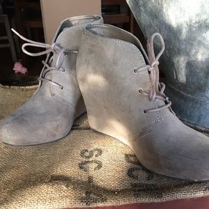 DONATING THIS COMING MONDAY       Wedge Booties