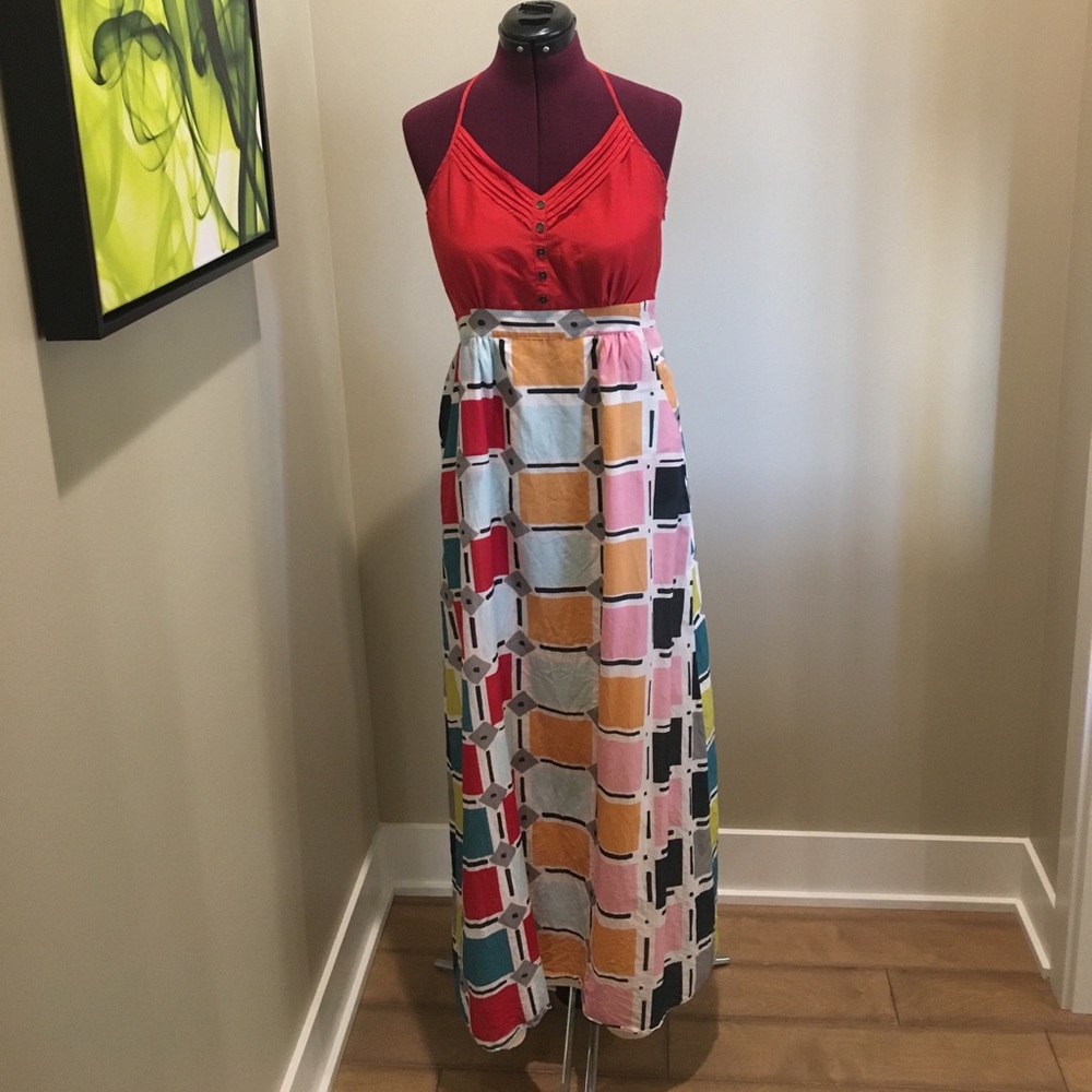 NWOT Kendall K Maxi Dress with side pockets