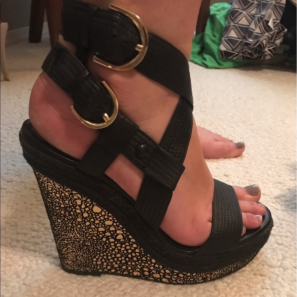 Donald J. Pliner Wedge Sandals