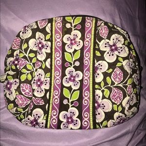 Large Vera Bradley Makeup Bag in Plumb 💋