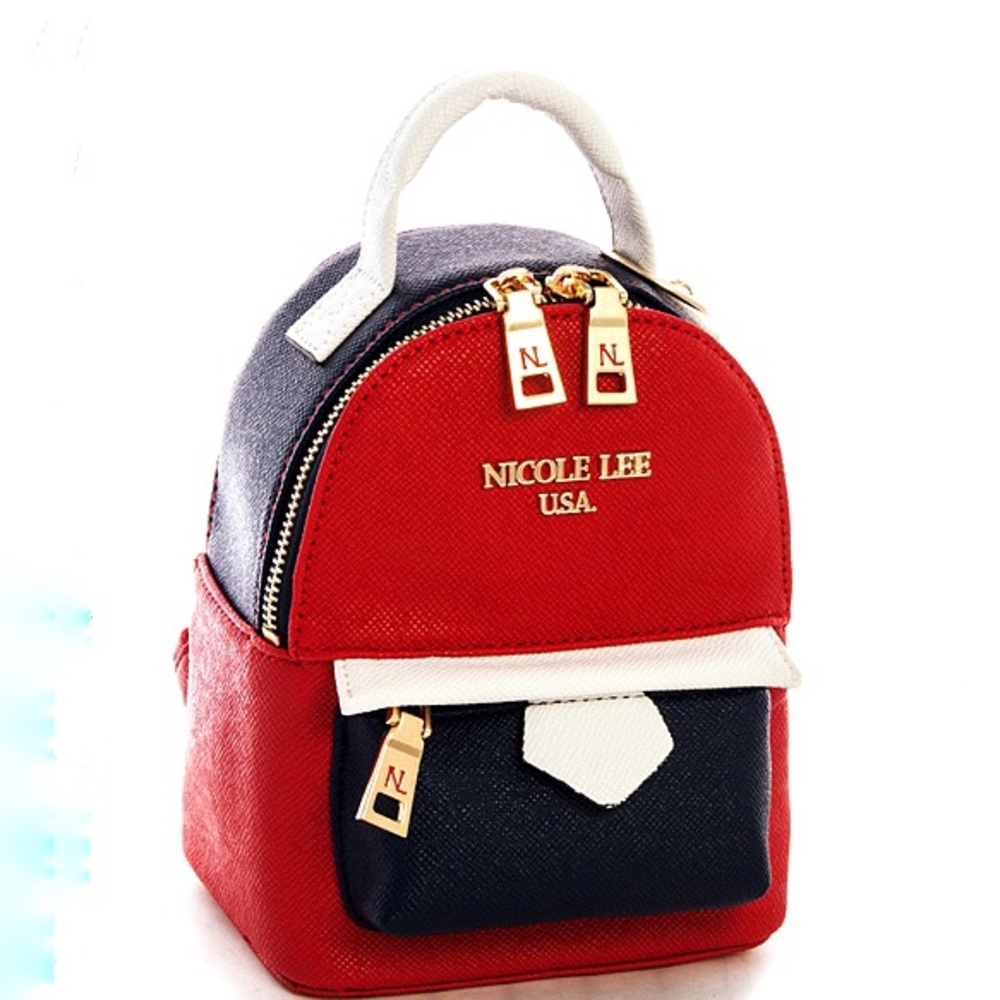 Adorable Color-Block Mini Backpack