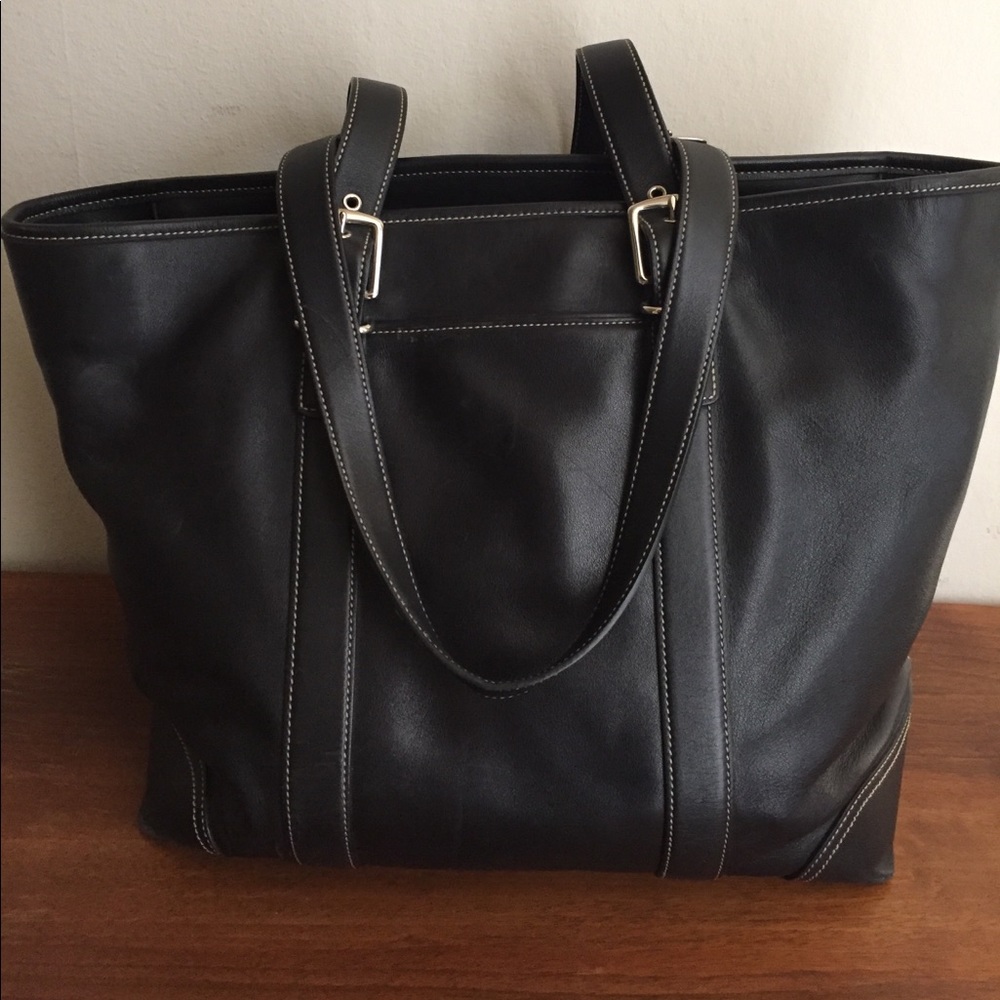 Coach leather tote