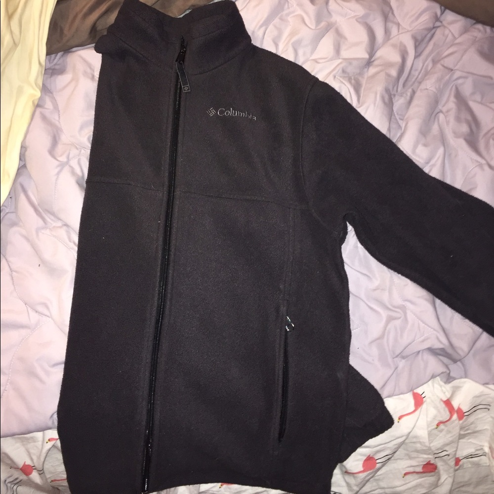 Colombia black zip up sweater