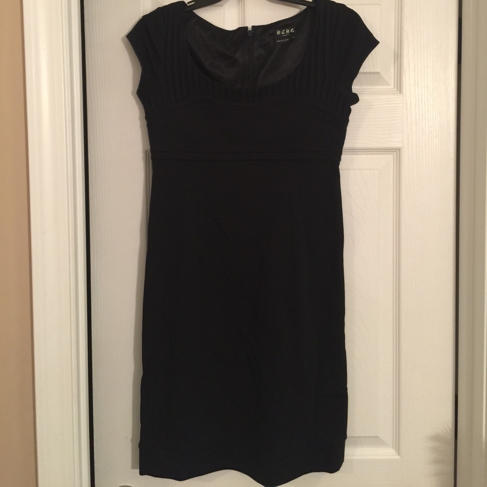 BCBG Paris classic black dress LBD