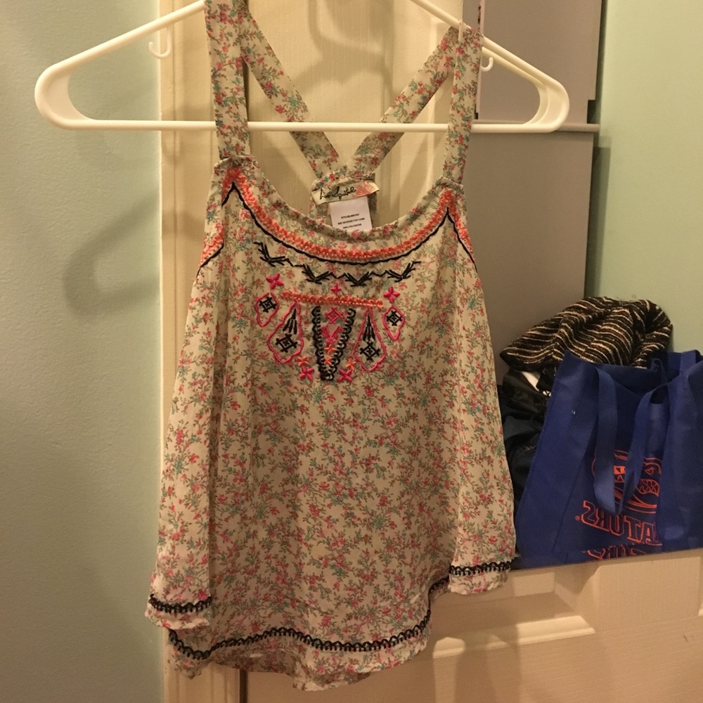 flowy crop top