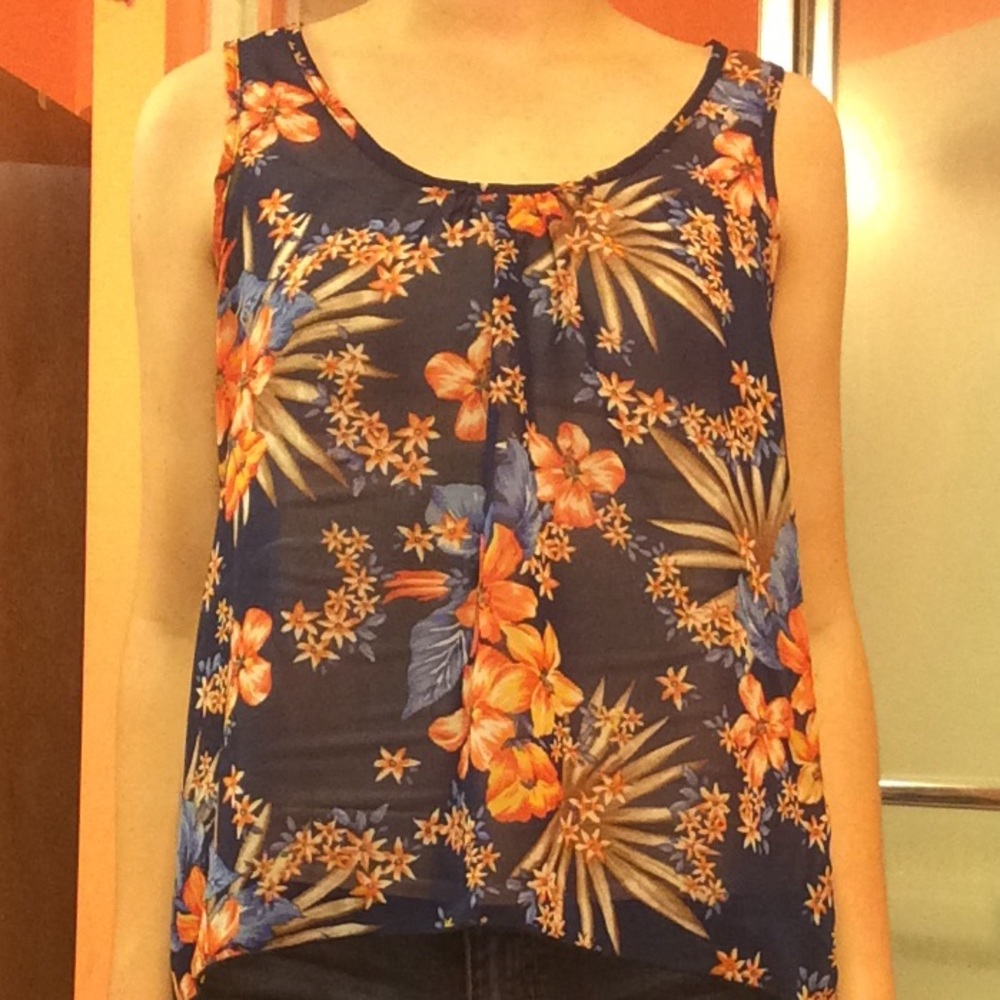 Hawaiian Patterned Tank Top - Love Culture