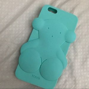 Silicone tous bear iphone cover