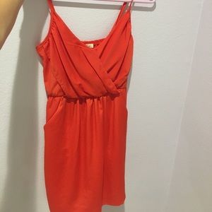 Orange dress