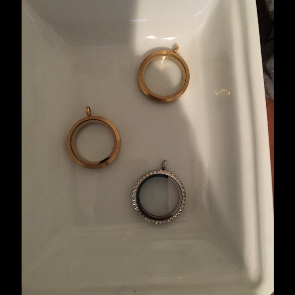 Origami owl hinged lockets