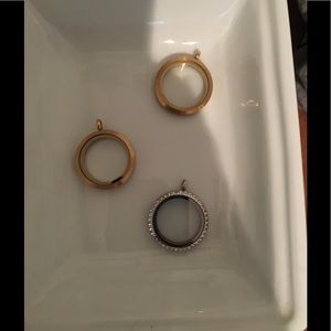 Origami owl hinged lockets