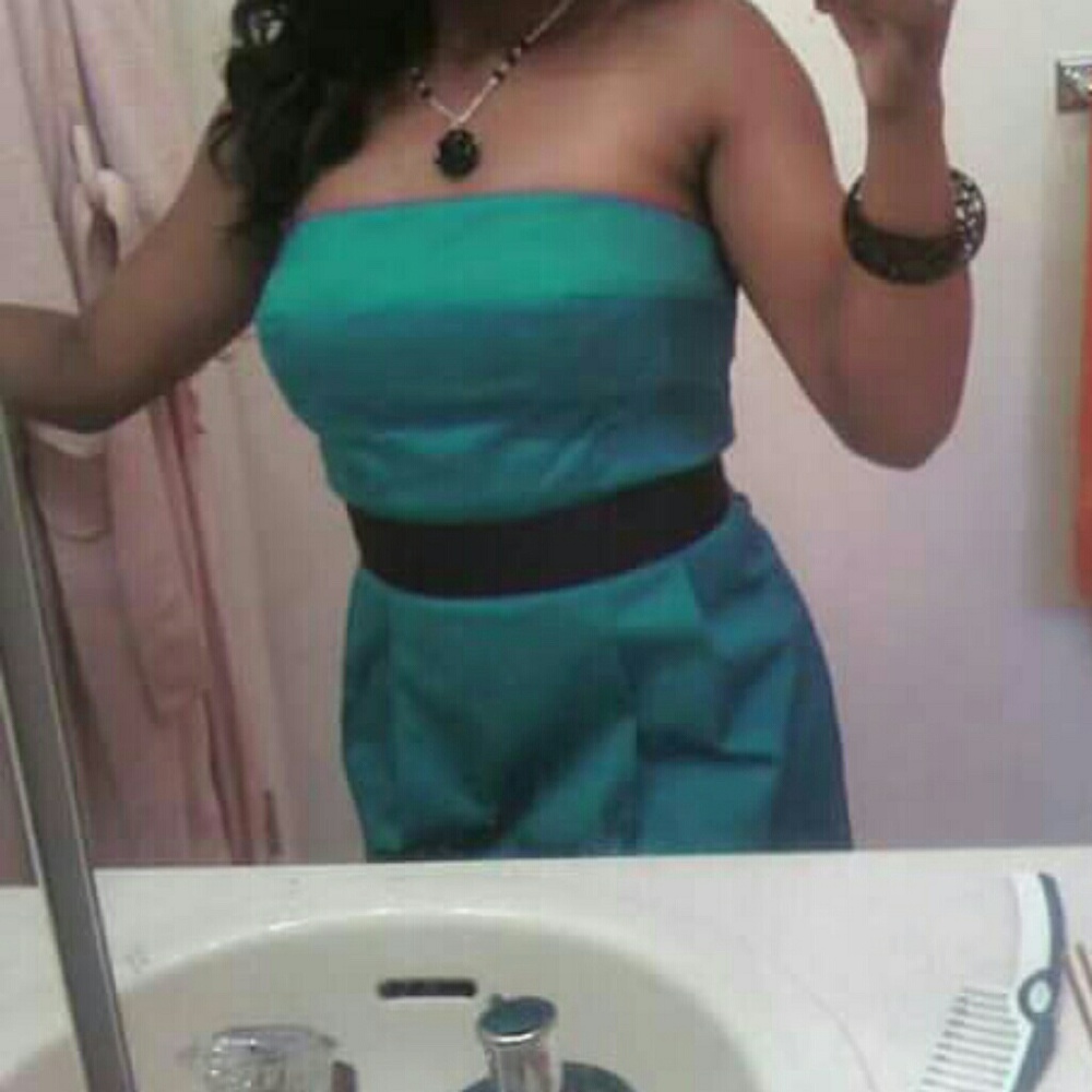 Strapless dress