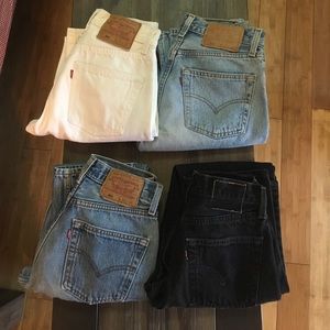 VINTAGE BLACK LEVI'S 501