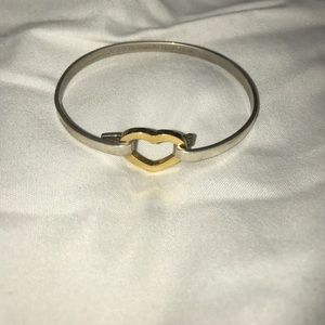 Tiffany open heart bracelet