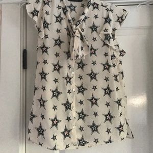 Zara star blouse