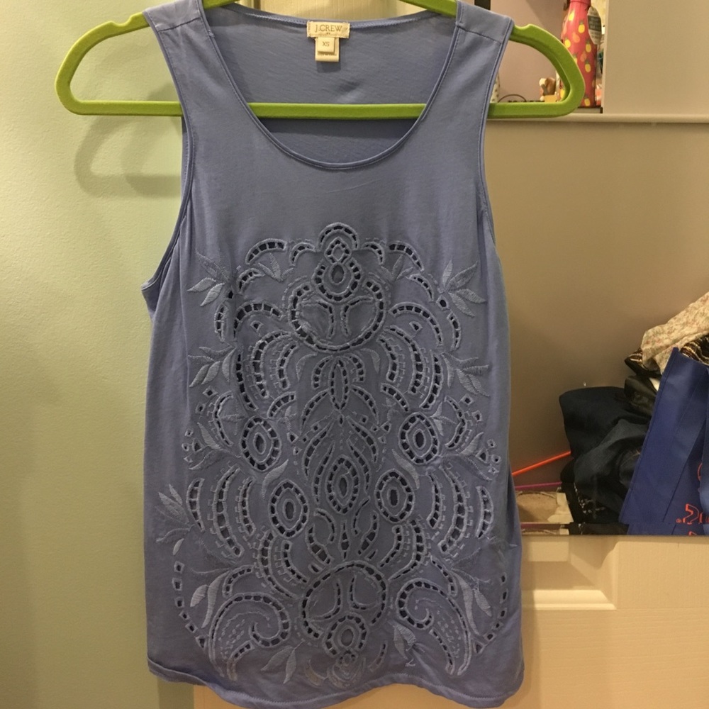 purple jcrew tank