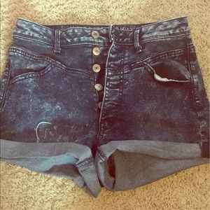 American Eagle high waisted jean shorts