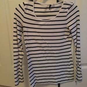 Striped long sleeve shirt