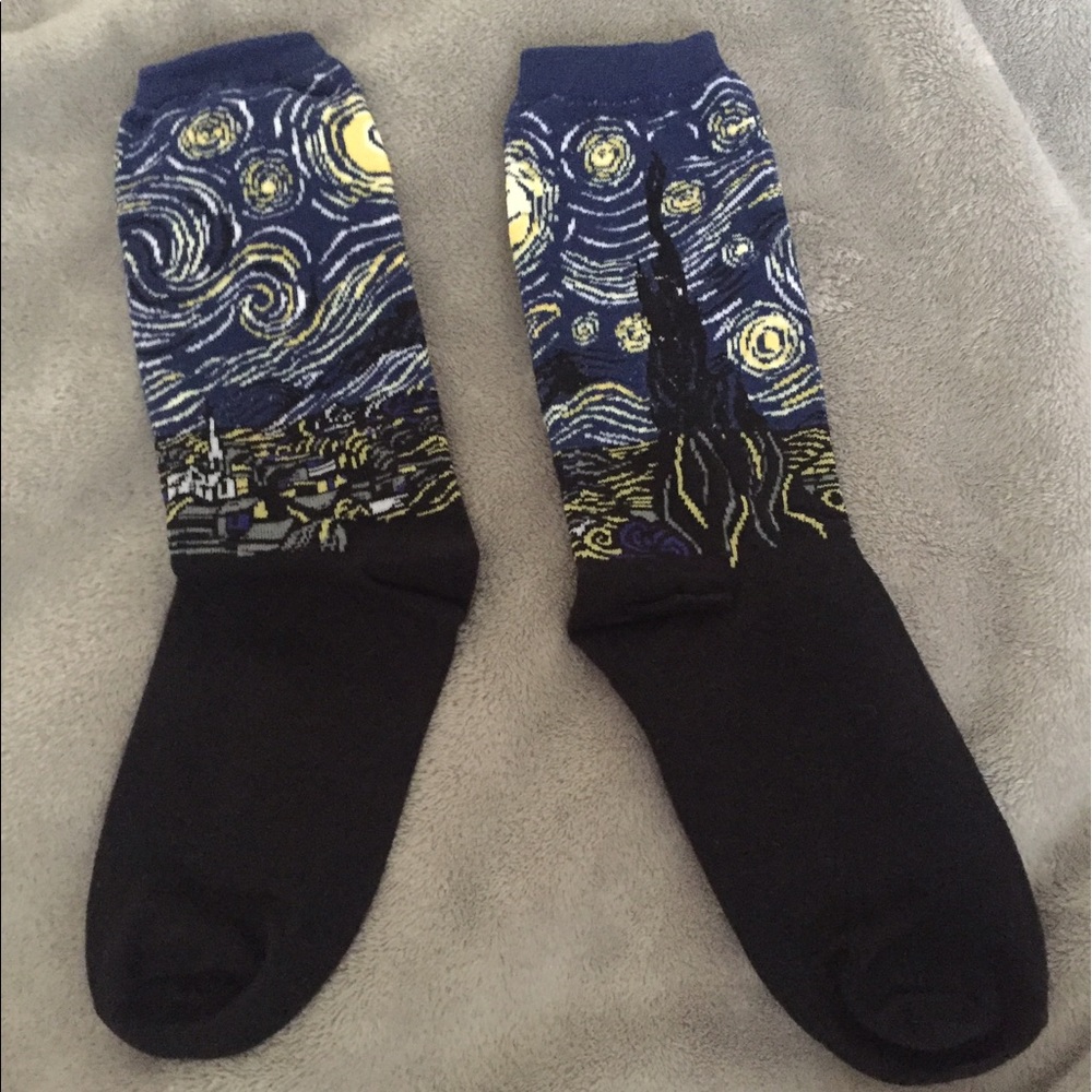 Vincent Van Gogh Starry Night Socks