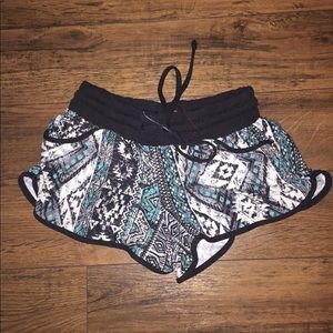 Floppy Tribal Print Shorts