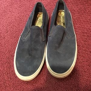 Michael Kor navy slip on sneakers