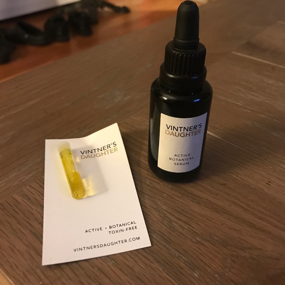 Vintner's Daughter Active Botanical Serum & sample