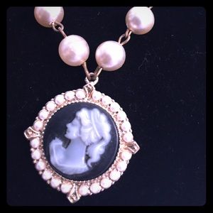 One of a kind English cameo necklace