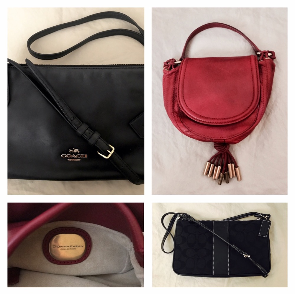3 total bags - Coach & Donna Karan Collection