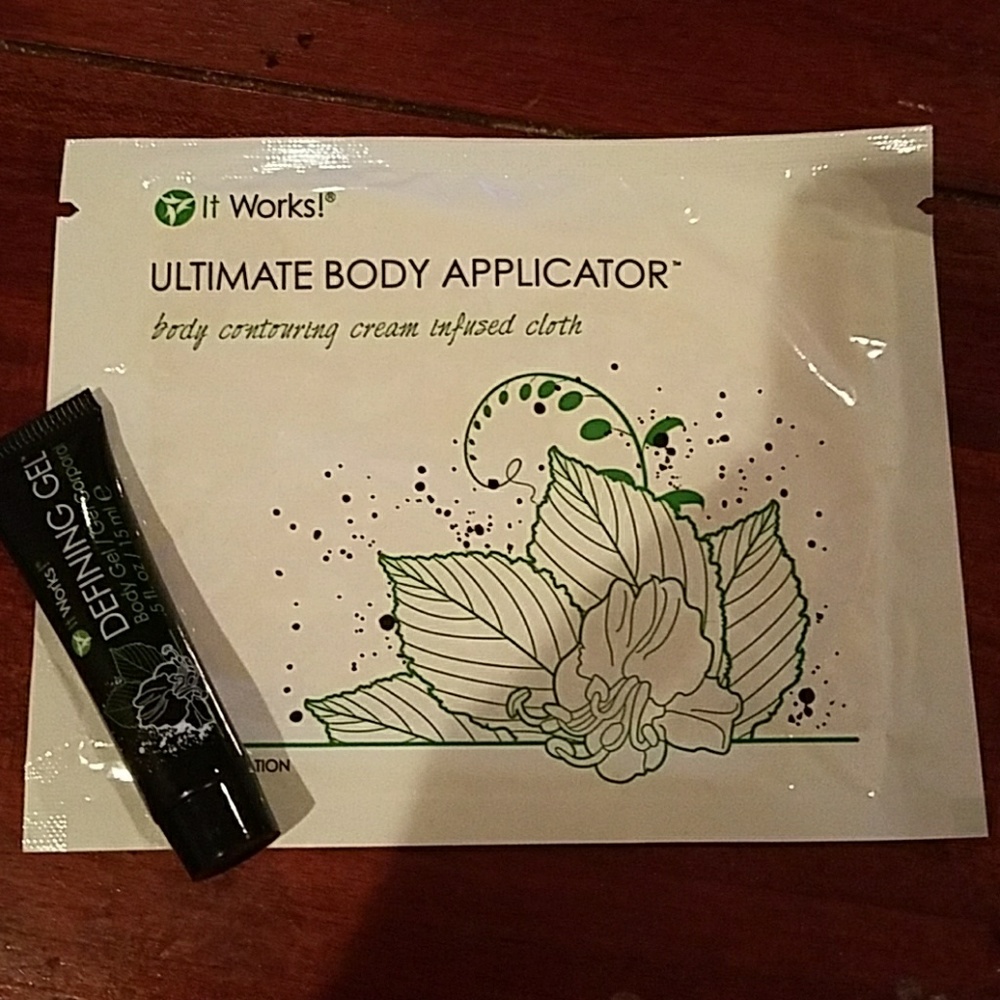 It Works wrap and defining gel