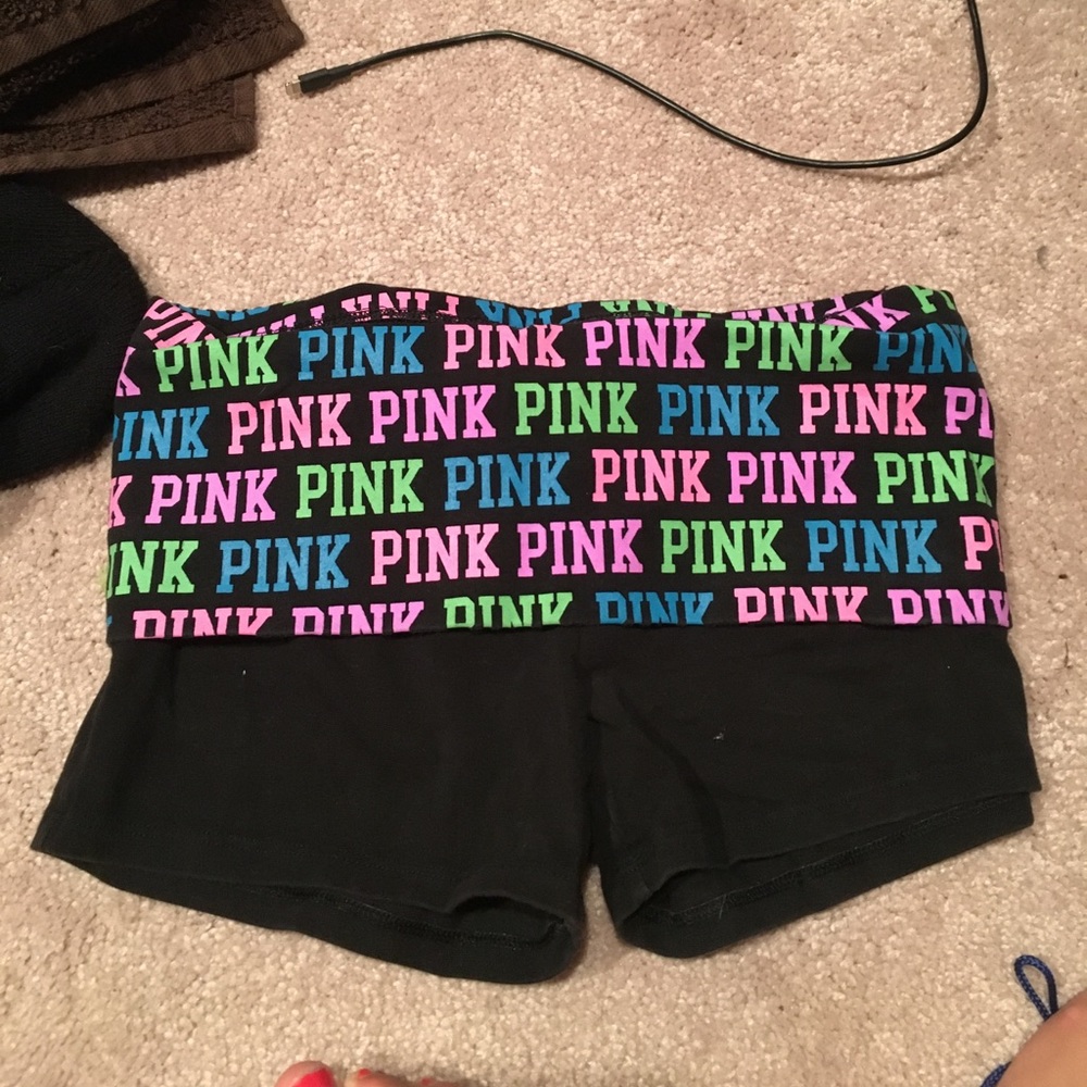 Love Pink Yoga shorts