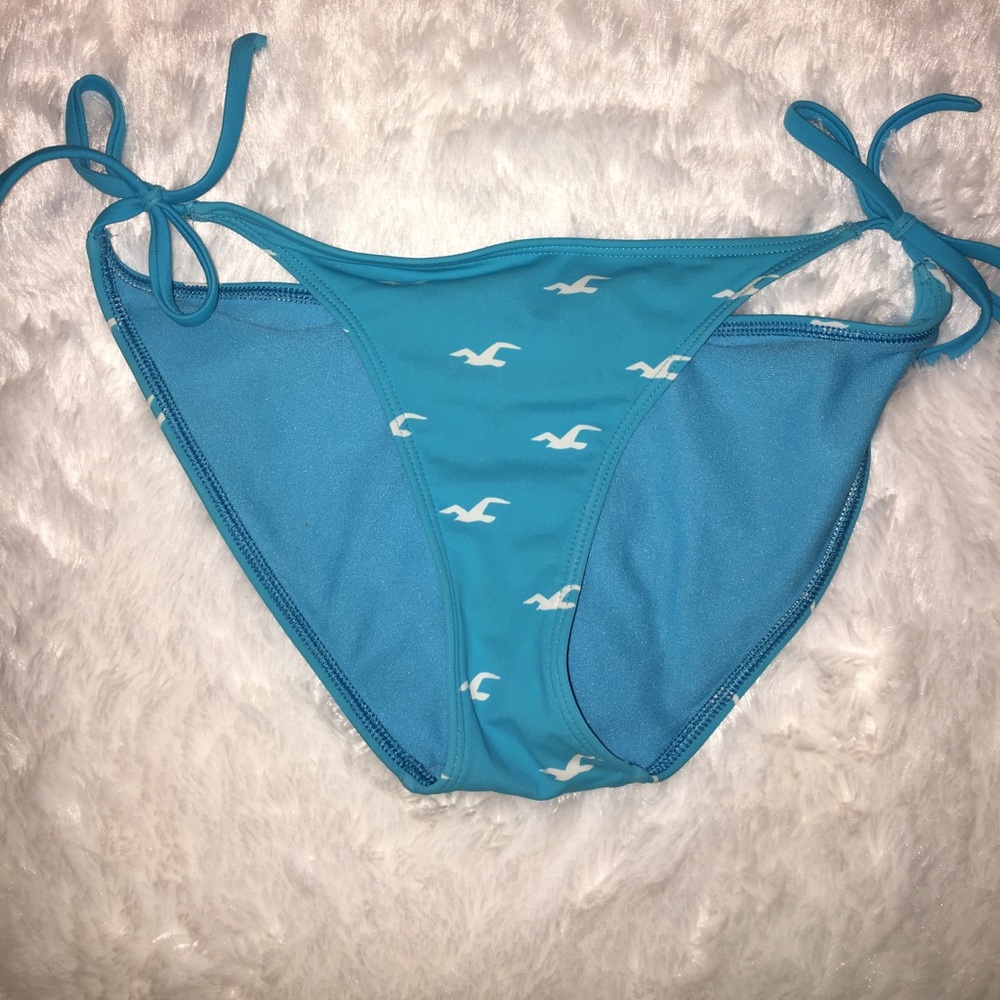 Hollister blue bikini bottom