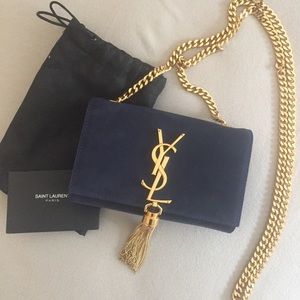 Saint Laurent Classic Small Monogramme Tassel Bag