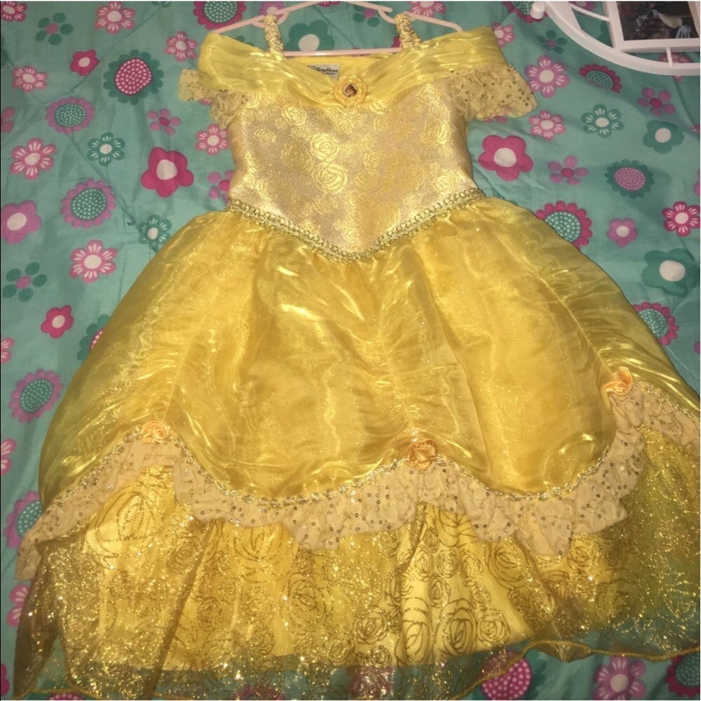 Disney Bell Beauty and the beast dress tiara crown