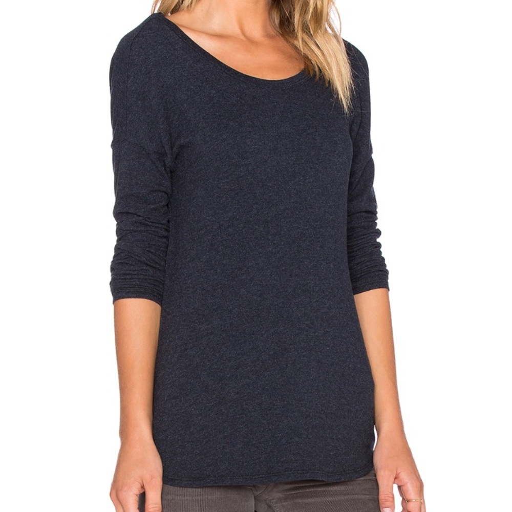 James Perse cowel back long sleeve top
