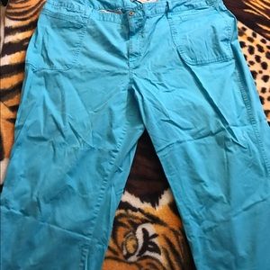 Stretch Summer Capris Blue size 26W