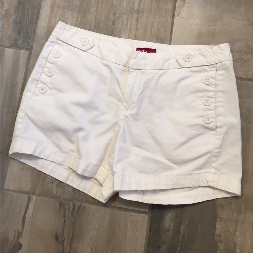 Merona White Shorts, Size 4, Great Condition!