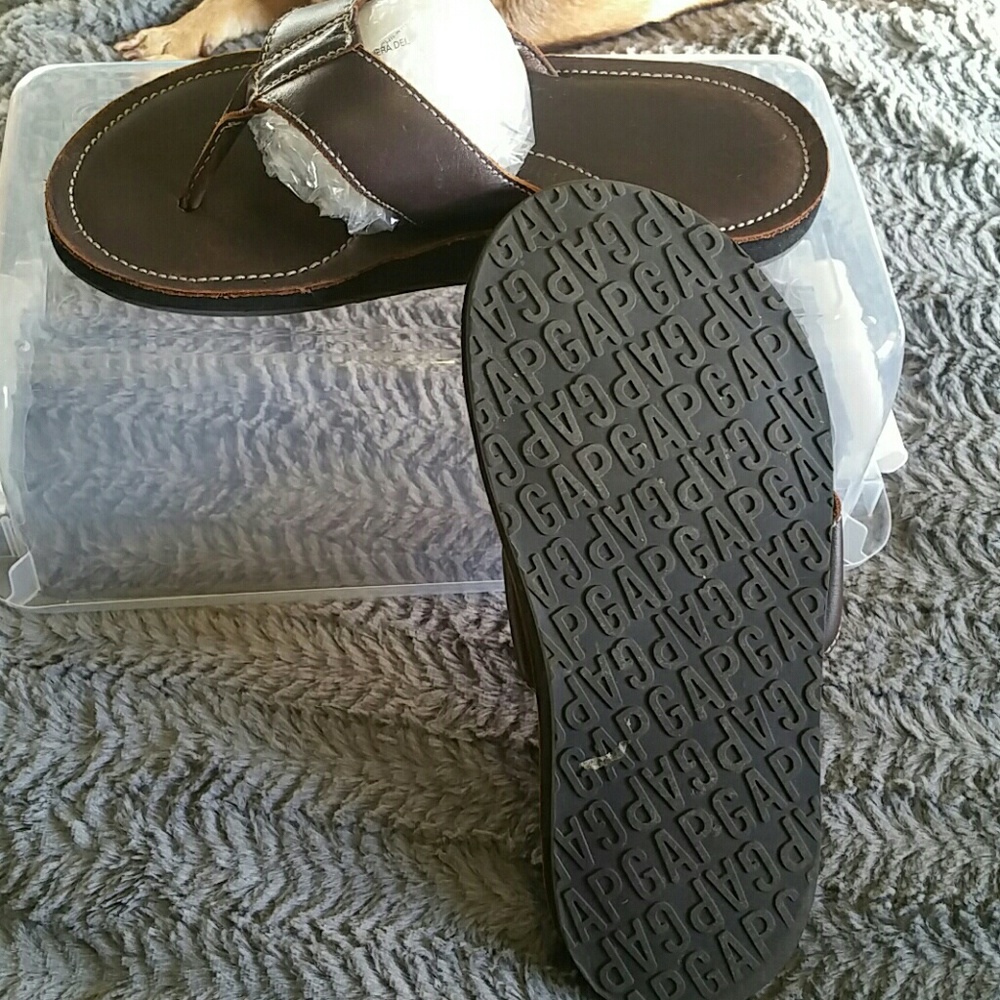 Lathered sandals