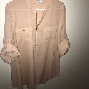 Blush Calvin Klein shirt