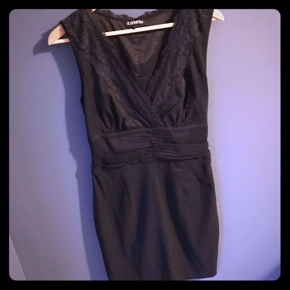 Express Black Cocktail Dress