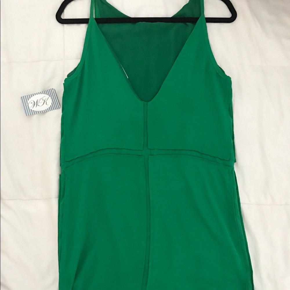 WARREN ON KING green minidress